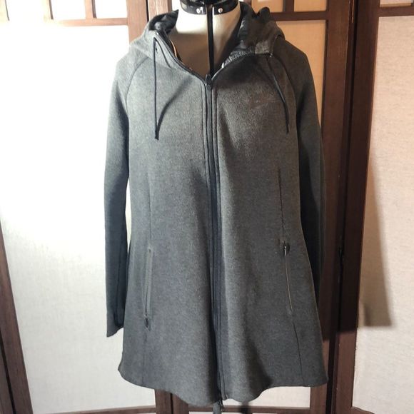 Nike Womens Sportswear Aeroloft Tech Fleece Parka Medium Hooded/zipper pockets